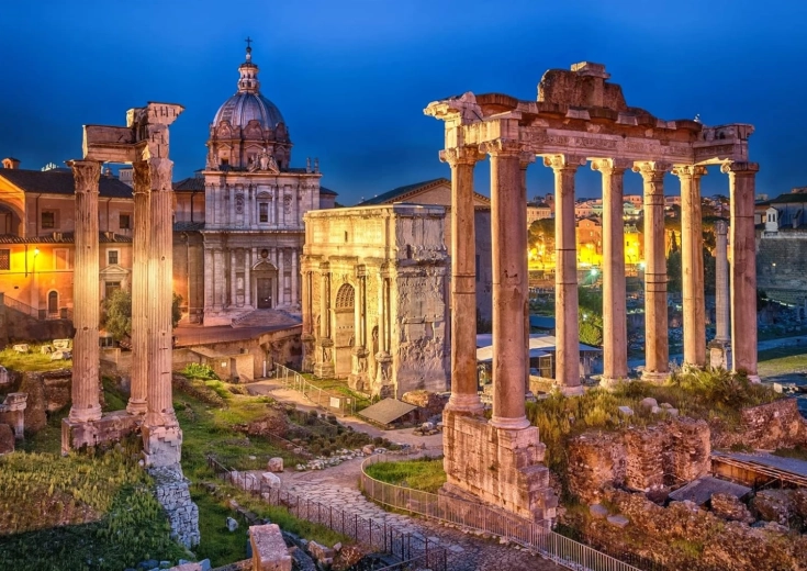 Ζωγραφική με αριθμούς Forum Romanum 40 × 50 cm