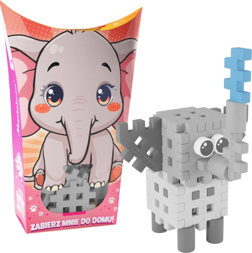 Κατασκευαστικό σετ Mini Waffle Pocket Pets – ελέφαντας