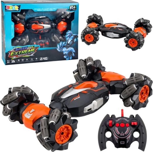 RC drift ακροβατικό αυτοκίνητο Twist 1:16 πορτοκαλί 2,4 GHz