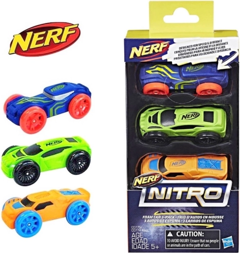 Nerf Nitro αυτοκινητάκια – σετ 3 τεμαχίων