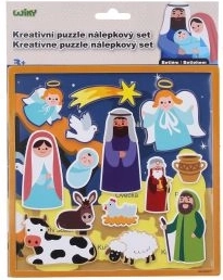 Δημιουργικό σετ παζλ με αυτοκόλλητα Φάτνη