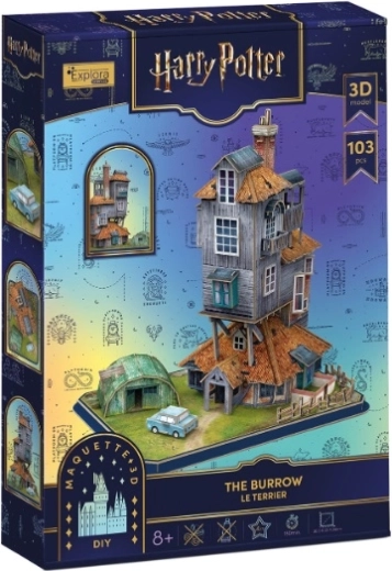 Cubic Fun 3D παζλ Harry Potter Nora – σπίτι των Weasley