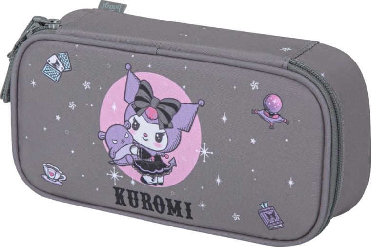 BAAGL σχολική κασετίνα (etui) Kuromi Grey GRS
