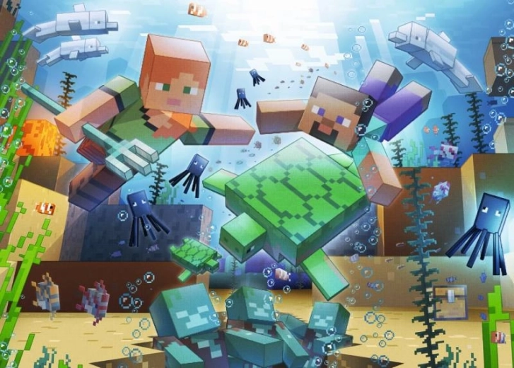 Παζλ Minecraft Μωσαϊκό 1000 κομμάτια