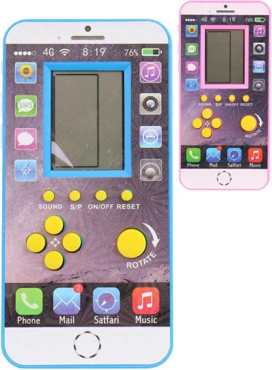 Ηλεκτρονικό παιχνίδι Brick Game tetris με ήχο σε σχήμα τηλεφώνου - 1 τεμάχιο
