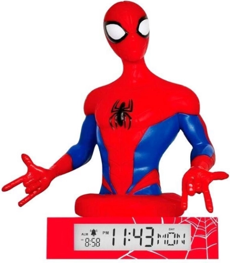 3D φωτάκι με ξυπνητήρι Spider-Man