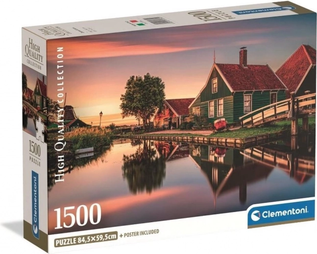 Παζλ CLEMENTONI Ιστορικό χωριό Zaanse Schans 1500 κομμάτια