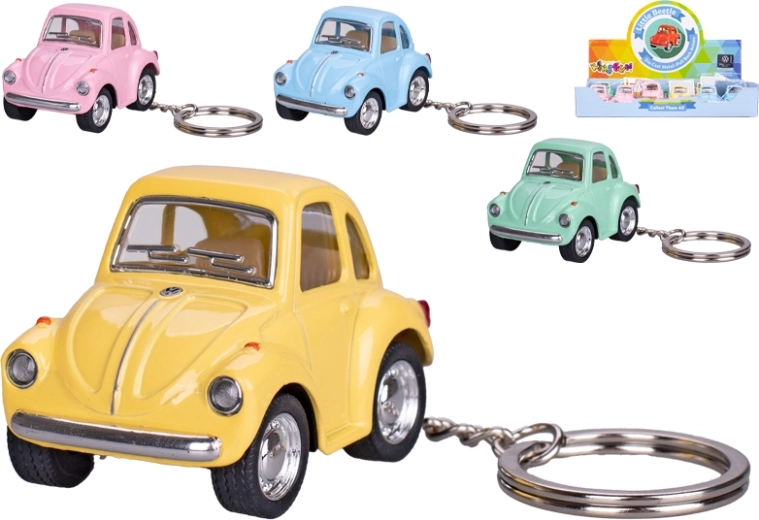 Μπρελόκ κλειδιών Kinsfun Volkswagen Beetle με λειτουργία οπισθοδρόμησης