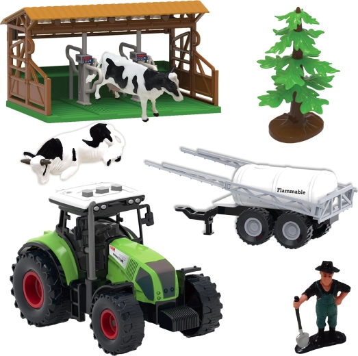 Σετ παιχνιδιού Farm service φάρμα 7 τεμ. με φώτα και ήχους