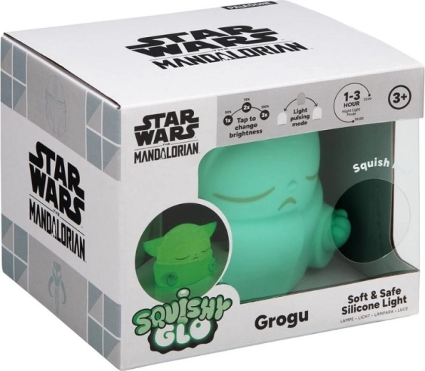 Νυχτερινό φωτάκι Star Wars: The Mandalorian Grogu Squish & Glow - 1 τεμάχιο