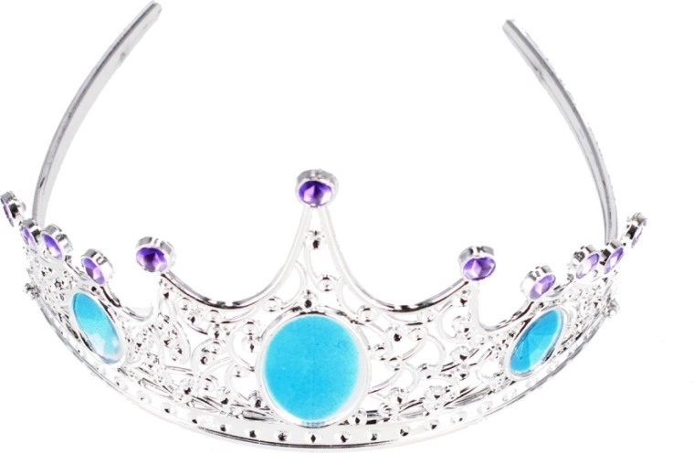 Λαμπερή τιάρα με πολύχρωμα πετράδια