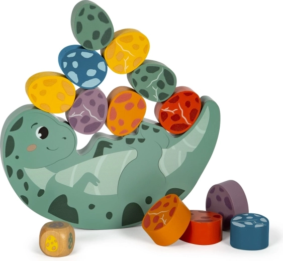 Ξύλινο παιχνίδι ισορροπίας Dino