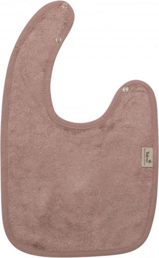 Timboo σαλιάρα Mellow Mauve με κουμπώματα σούστα