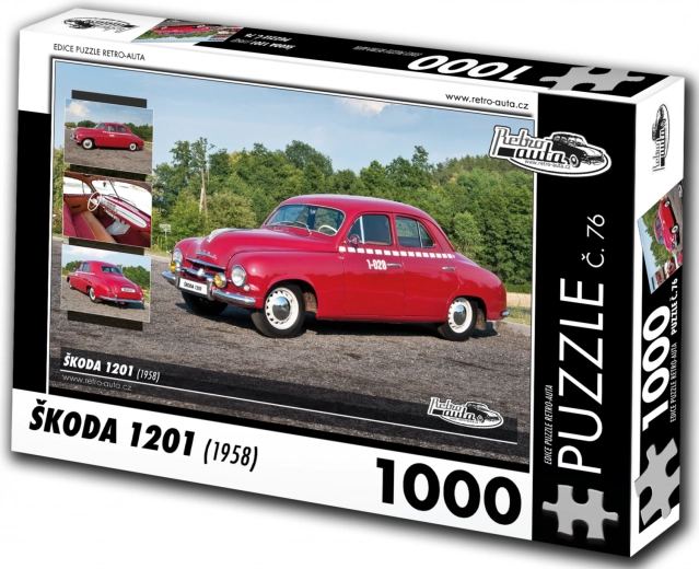 Ρετρό-αυτοκίνητα παζλ Škoda 1201 – 1000 κομμάτια