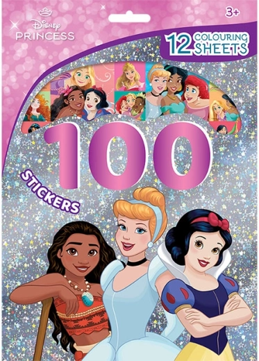 Disney Πριγκίπισσες – 100 αυτοκόλλητα και ζωγραφιές για χρωμάτισμα