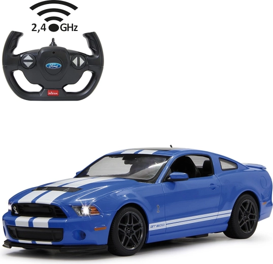 Τηλεκατευθυνόμενο αυτοκίνητο Ford Shelby GT500 σε κλίμακα 1:14, μπλε