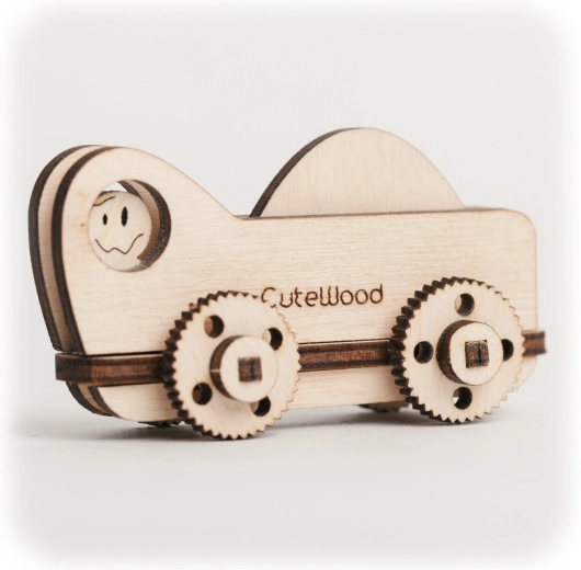 CuteWood ξύλινο 3D παζλ φορτηγό
