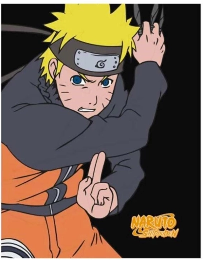 Φλις κουβέρτα Naruto
