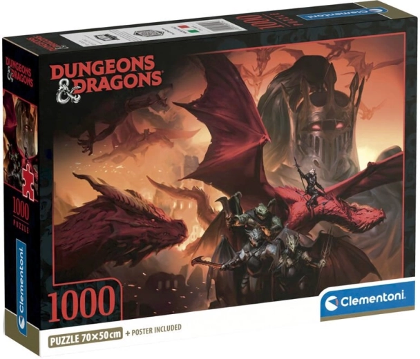 Παζλ CLEMENTONI Dungeons & Dragons 1000 κομμάτια