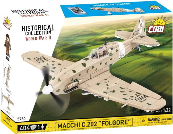 COBI Macchi C.202 Folgore κατασκευαστικό σετ αεροπλάνου 1:32 - 1 τεμάχιο