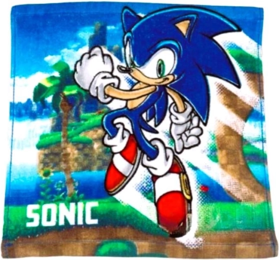 Πετσέτα προσώπου Sonic - 1 τεμάχιο