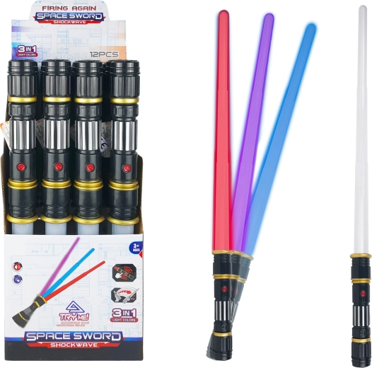 Φωτεινό σπαθί Sparkys 3 σε 1 με ήχο και φως 81 cm