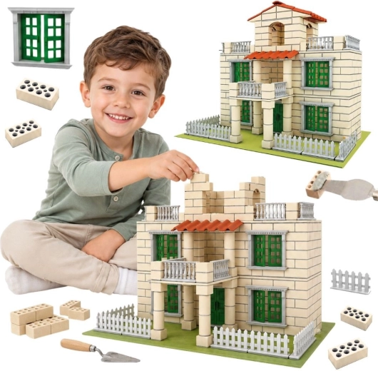 WOOPIE σετ κατασκευής τούβλινης βίλας 352 τεμαχίων