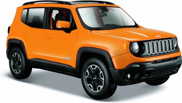 Μεταλλικό μοντέλο JEEP Renegade πορτοκαλί 1:24