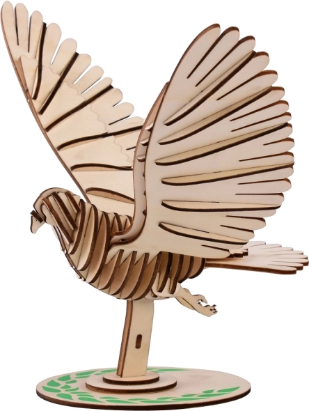 Ξύλινο 3D παζλ περιστέρι WOODCRAFT
