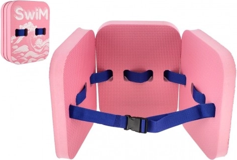 Αφρώδης ζώνη κολύμβησης και σανίδα SWIM, ροζ, 18,5 × 24 cm