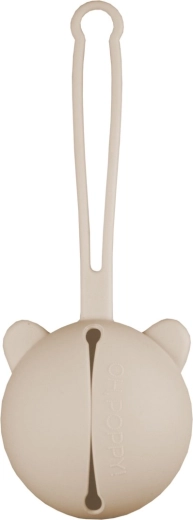 Oh,Poppy! Nola θήκη πιπίλας από σιλικόνη linen beige