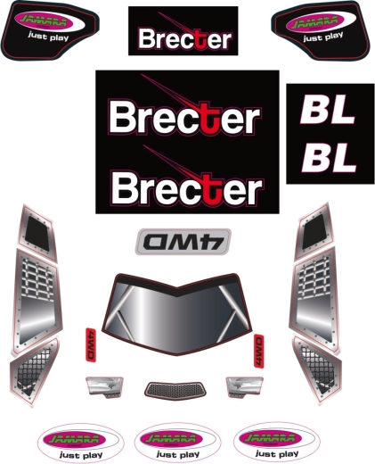 Σετ αυτοκόλλητων Brecter - 1 τεμάχιο