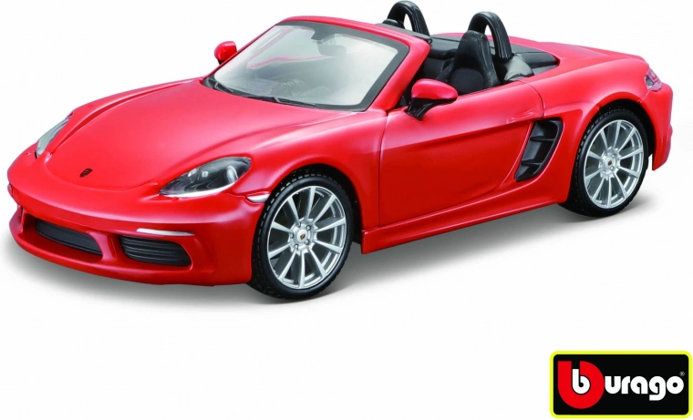 Μοντέλο Bburago Porsche 718 Boxster πορτοκαλί 1:24