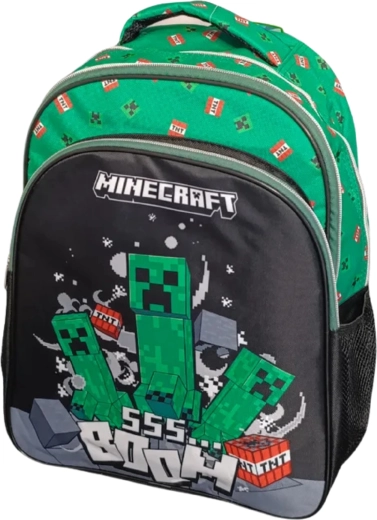 Σχολική τσάντα πλάτης Minecraft Creeper πράσινη 42 cm