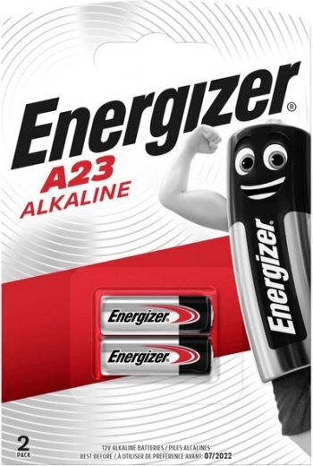 Αλκαλικές μπαταρίες Energizer A23 12 V, 2 τεμ.