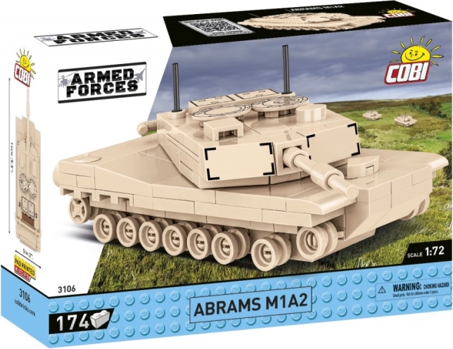 COBI Abrams M1A2 – κατασκευαστικό σετ άρματος 1:72 (174 κομμάτια)