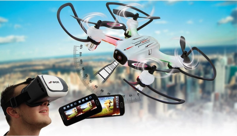 Εμπειρία VR/FPV με ευρυγώνια κάμερα 120°