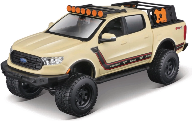 Maisto 2019 Ford Ranger off-road μεταλλικό μοντέλο 1:27 κρεμ
