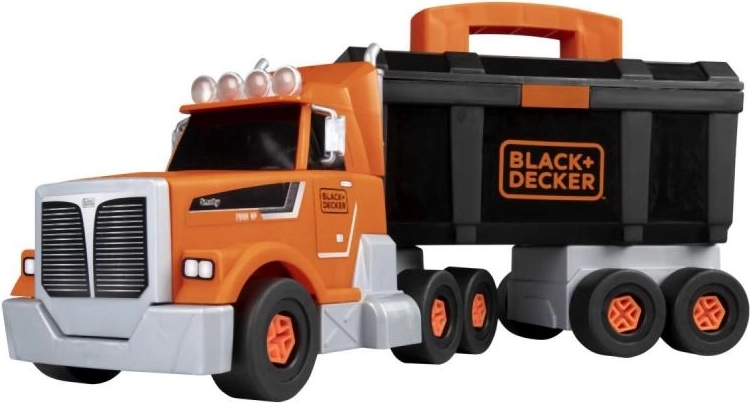 Φορτηγό με εργαλεία και παιδικό τρυπάνι BLACK+DECKER, κατασκευαστικό σετ για παιδιά 43 cm