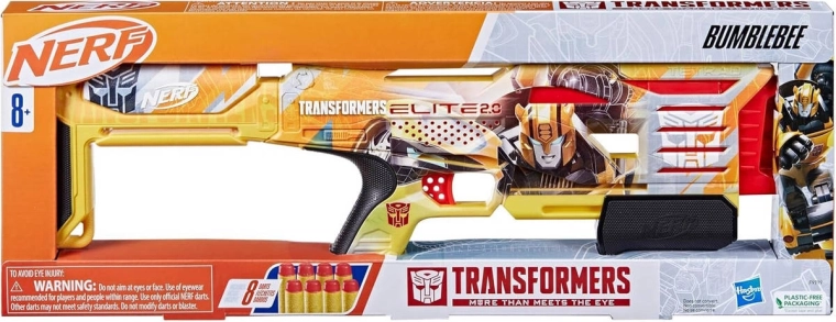 8 αφρώδη βελάκια Nerf Elite στη συσκευασία
