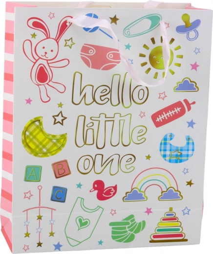 Τσάντα δώρου για μωρό Hello Little One 32 × 26 × 10 cm