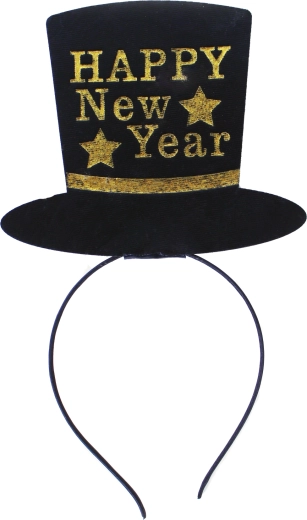 Στέκα με καπελάκι happy new year – πρωτοχρονιάτικο αξεσουάρ για πάρτι