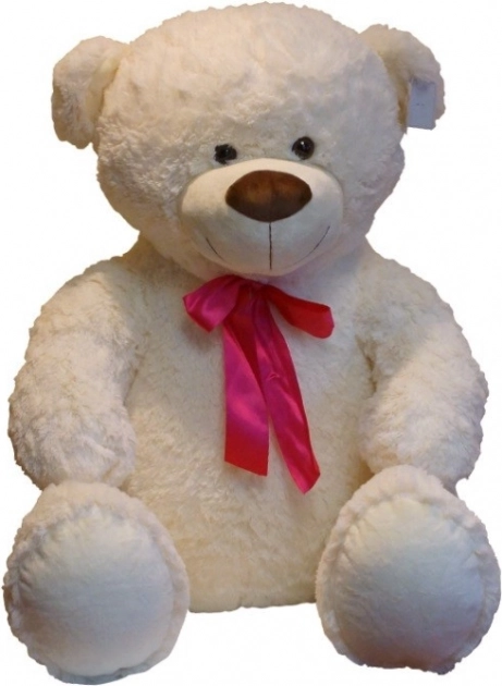 Λούτρινο αρκουδάκι Norbert κρεμ 75 cm