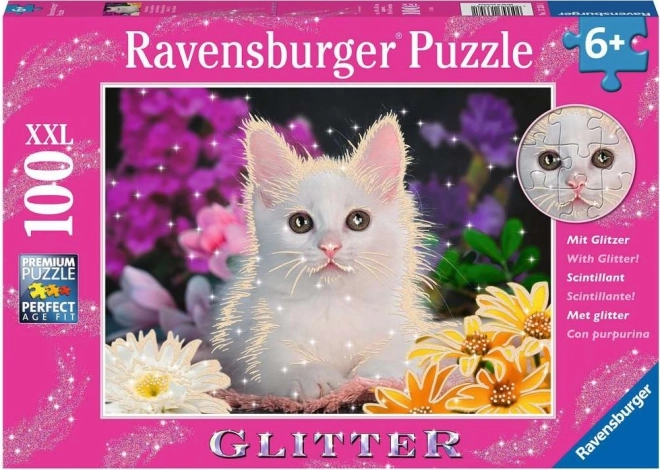 Ravensburger αστραφτερό παζλ Γάτα XXL 100 κομμάτια