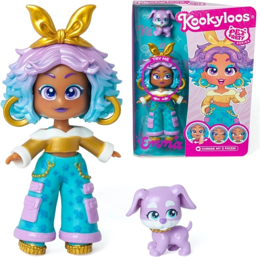 Συλλεκτική φιγούρα KookyLoos Emma – Pet Party με σκυλάκι