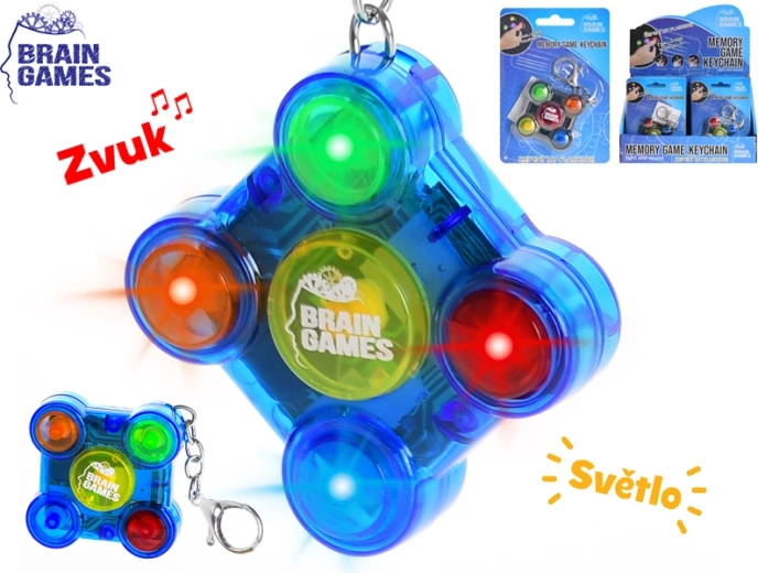 Μπρελόκ Brain Games – παιχνίδι μνήμης τσέπης με φώτα και ήχους
