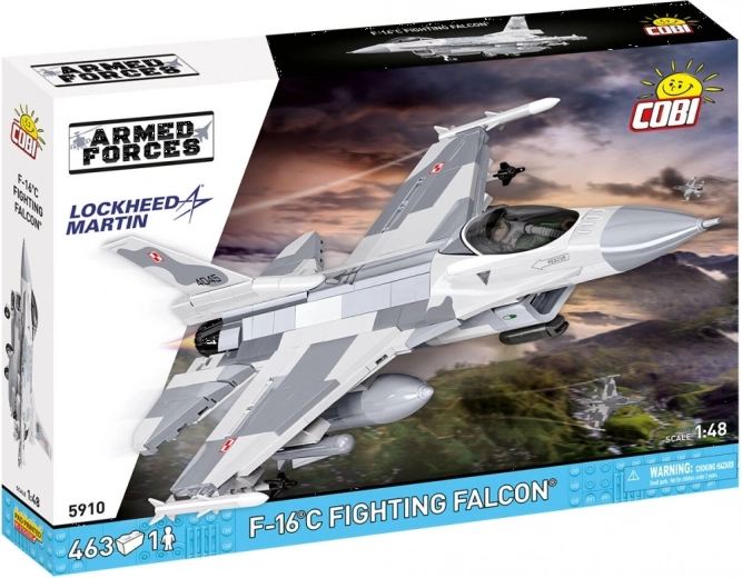 Κατασκευαστικό σετ COBI Armed Forces – F-16C Fighting Falcon 1:48