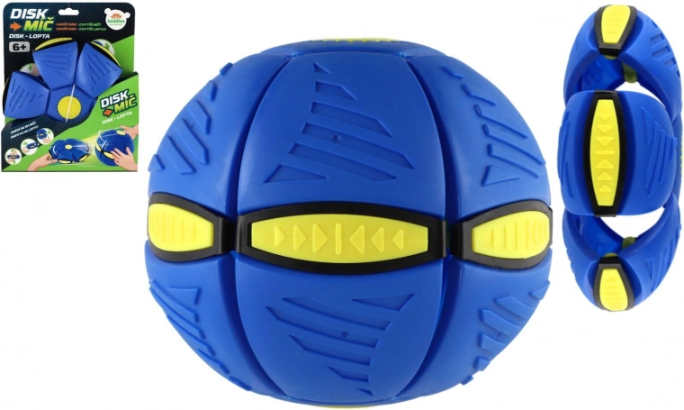 Μπλε Disk μπάλα 22 cm – δίσκος ρίψης που μετατρέπεται σε μπάλα