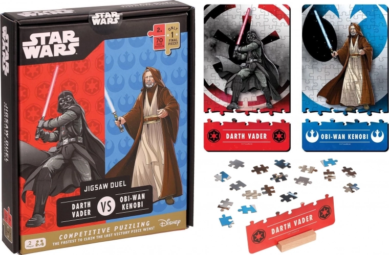 Star Wars μονομαχία – δύο παζλ των 70 κομματιών για 2 παίκτες από τη Ridley’s Games