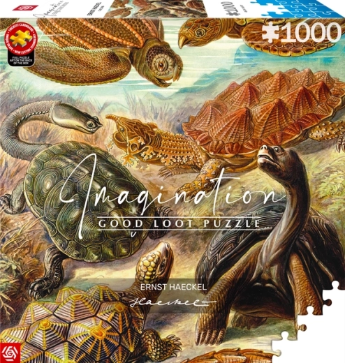 GOOD LOOT Puzzle Imagination: Ernst Haeckel – θαλάσσιες χελώνες, 1000 κομμάτια